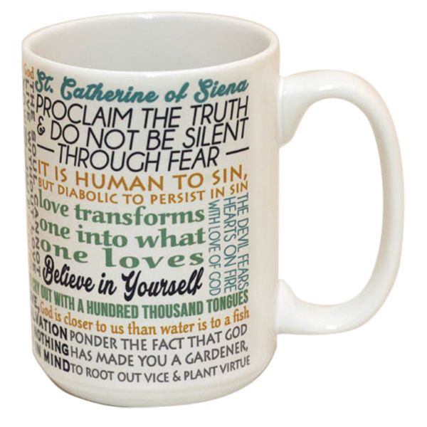 St Catherine of Sienna Quotes Mug