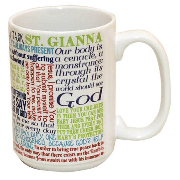 St Gianna Quotes Mug