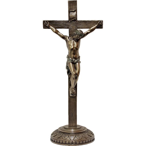 13.75" Veronese Standing Crucifix