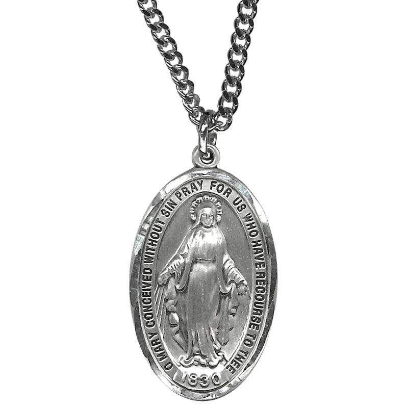 Sterling Silver Miraculous Medal