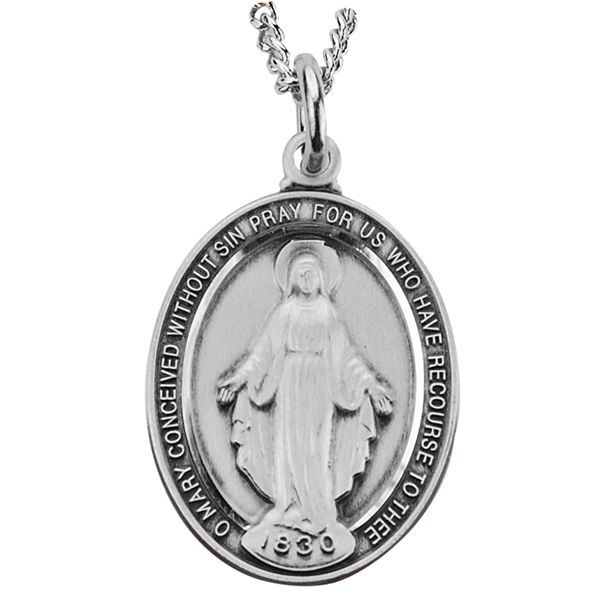 Sterling Silver Miraculous Medal