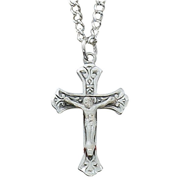 Sterling Silver Crucifix Medal