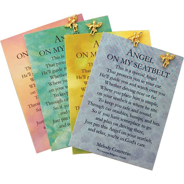 Angel on My Seatbelt Pin