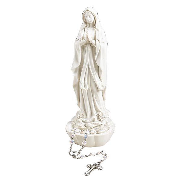 Praying Madonna Rosary Holder