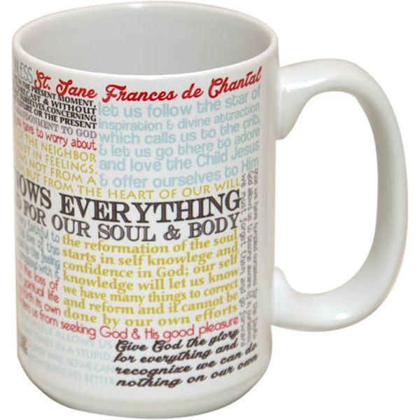 St Jane Frances De Chantal Quotes Mug