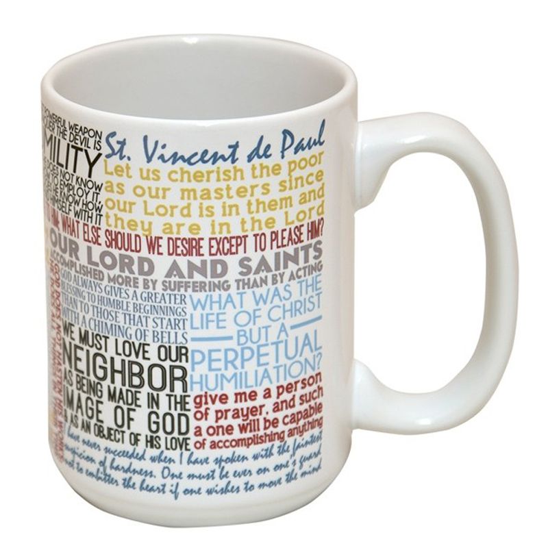 St Vincent De Paul Quotes Mug