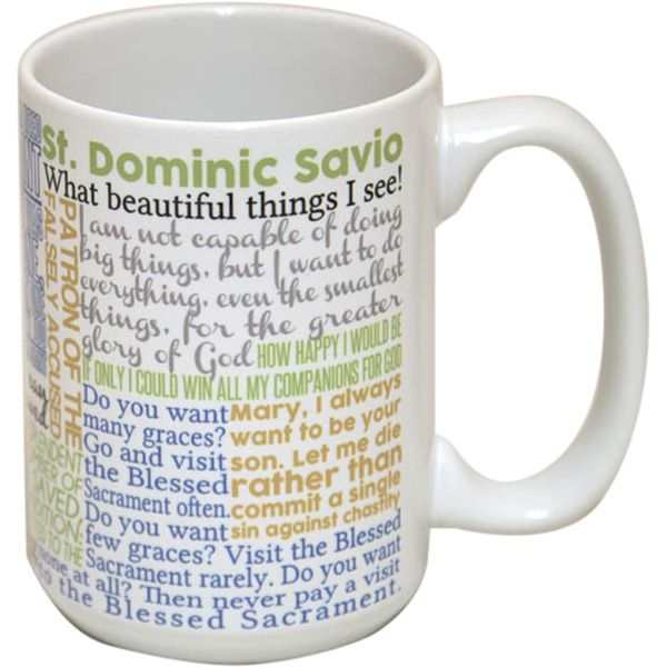 St Dominic Savio Quotes Mug