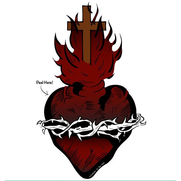 Sacred Heart Decal