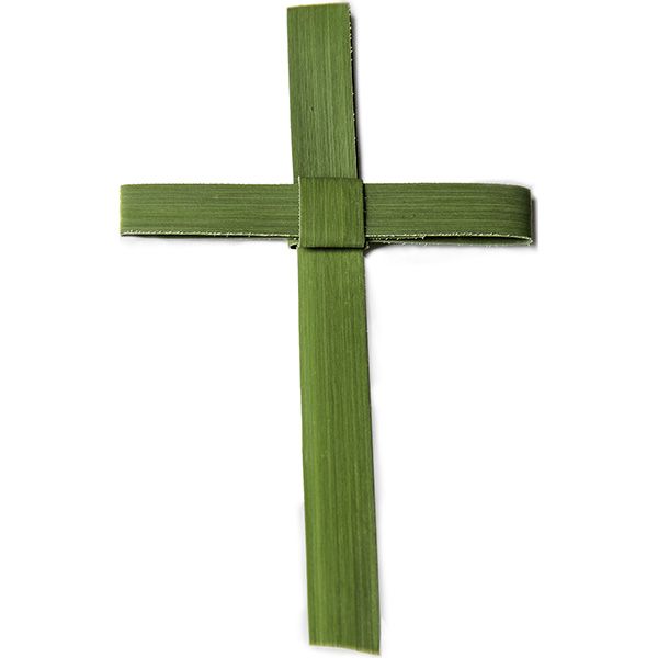 Hand Folded Palm Cross - Pkg of 25