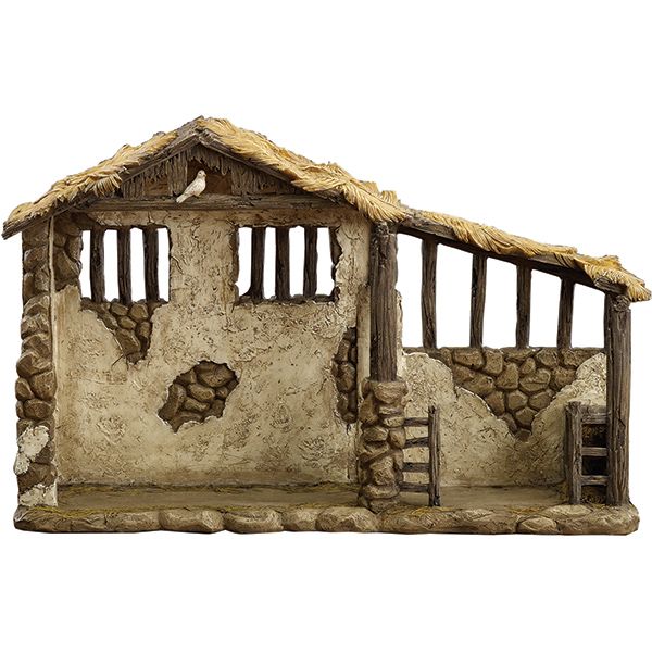 Lighted Nativity Stable