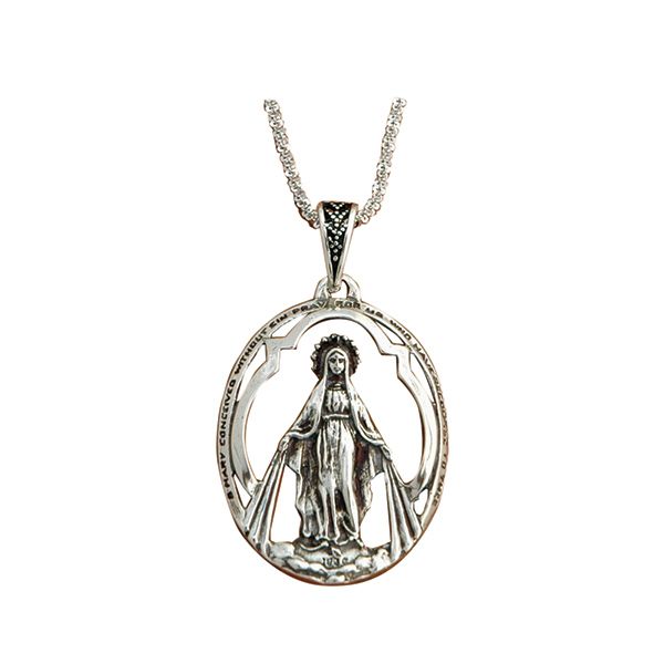 Vintage Cut Out Miraculous Medal