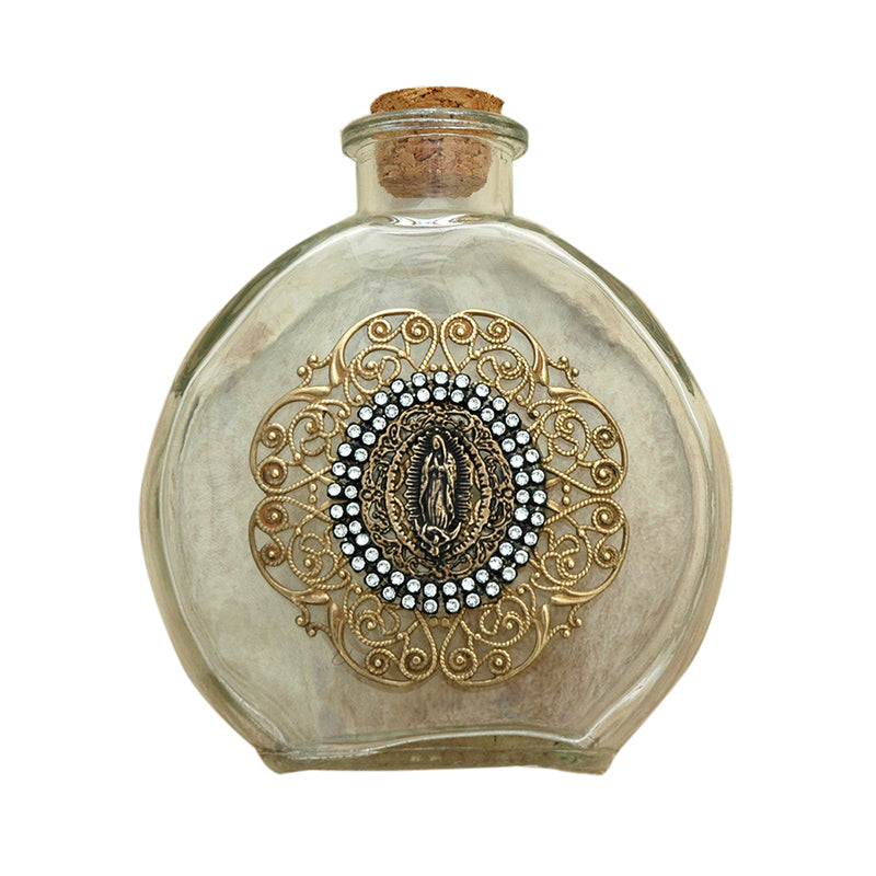 Our Lady of Guadalupe Vintage Holy Water Bottle
