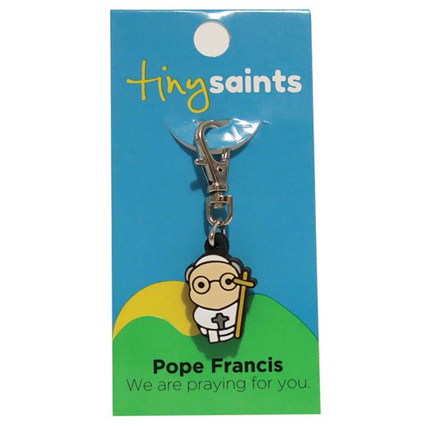 Pope Francis Tiny Saint Charm