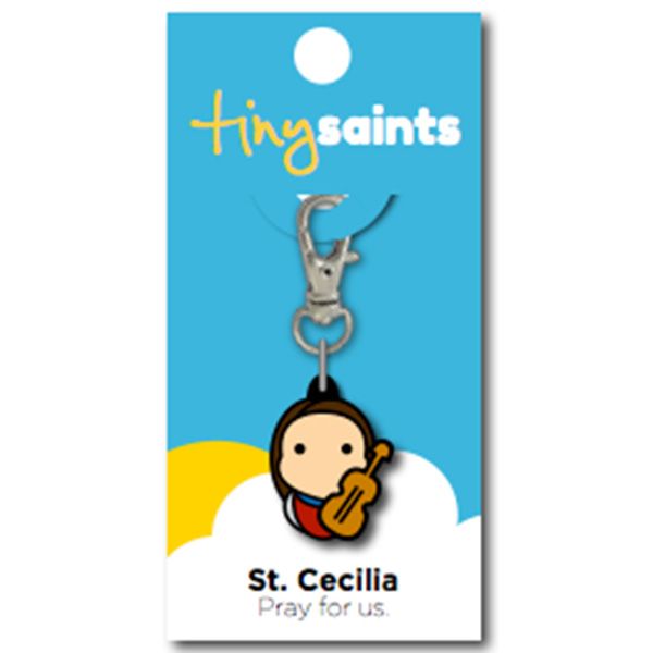 St Cecilia Tiny Saint Charm