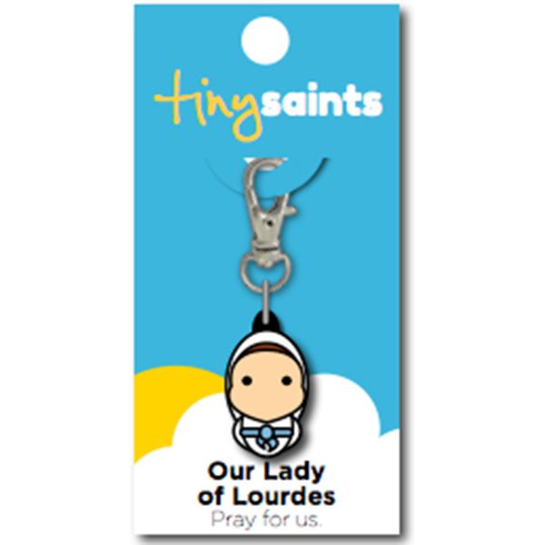 Our Lady of Lourdes Tiny Saint Charm