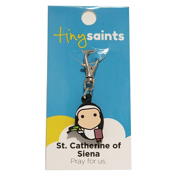 St Catherine of Siena Tiny Saint Charm