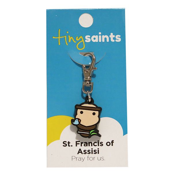 St Francis of Assisi Tiny Saint Charm