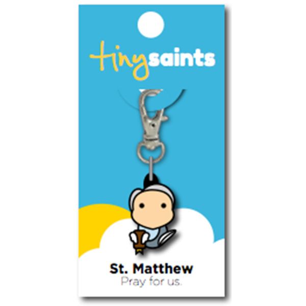 St Matthew Tiny Saint Charm
