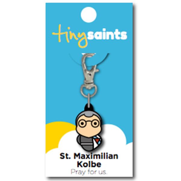 St Maximilian Kolbe Tiny Saint Charm