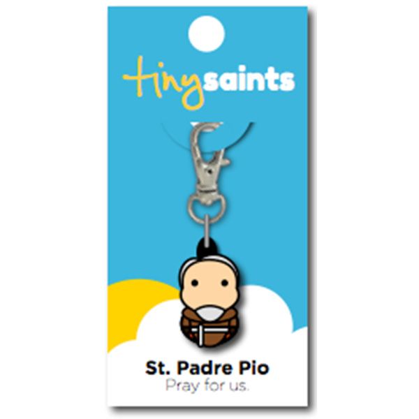 St Padre Pio Tiny Saint Charm