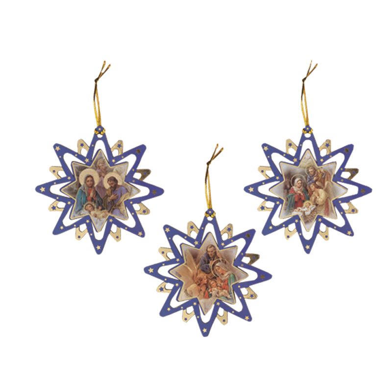 Nativity Stars Ornaments