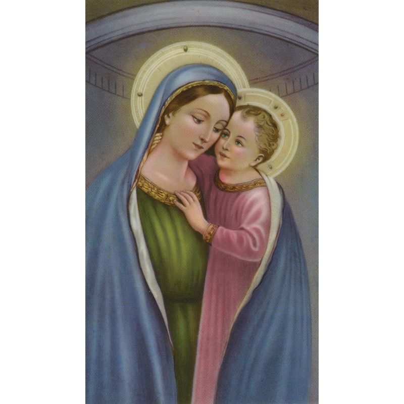 Our Lady of Good Counsel Holy Card