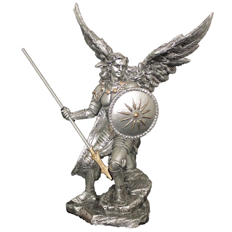St Raphael Pewter Veronese Statue