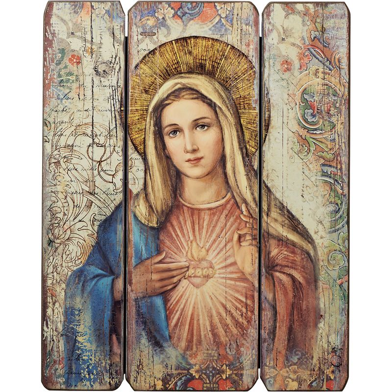 Immaculate Heart of Mary Decorative Panel