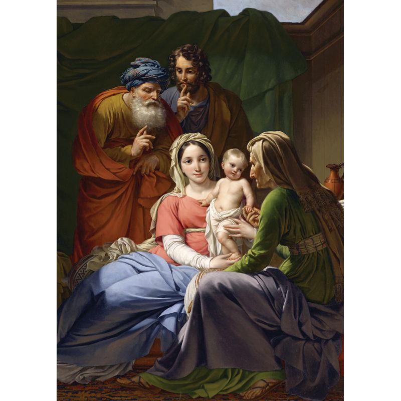 Sweet Holy Family Christmas Card