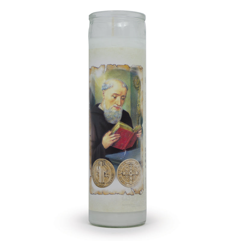 St Benedict Saint Offering Candle