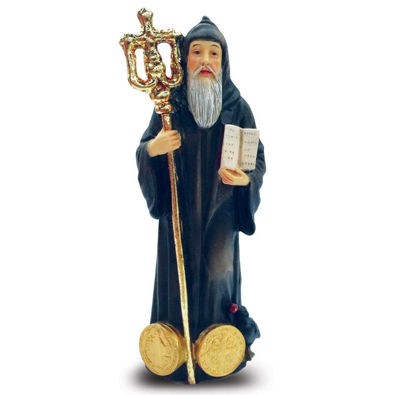 St Benedict Patron Saint Statue