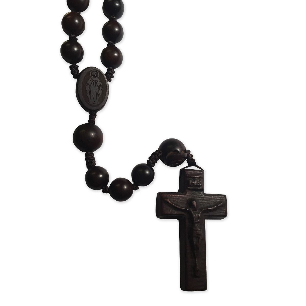 5 Decade Jujube Wood Rosary