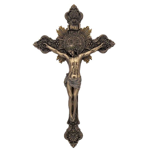 14" St Benedict Crucifix