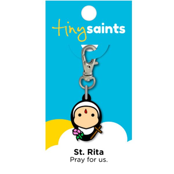 St Rita Tiny Saint Charm