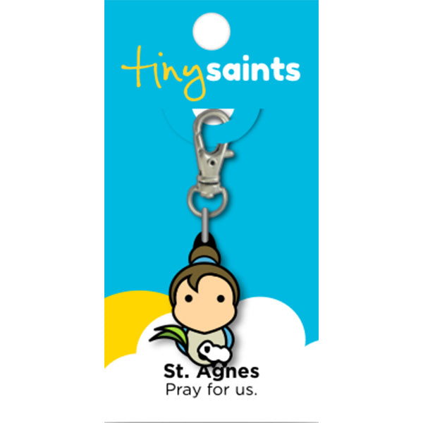 St Agnes Tiny Saint Charm