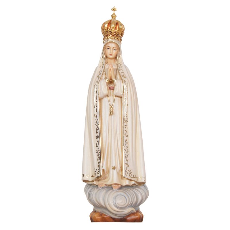 Our Lady of Fatima Mini Woodcarved Statue