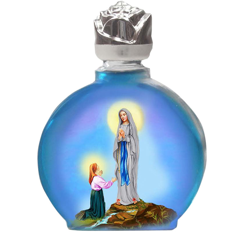 Lady of Lourdes Holy Water Bottle