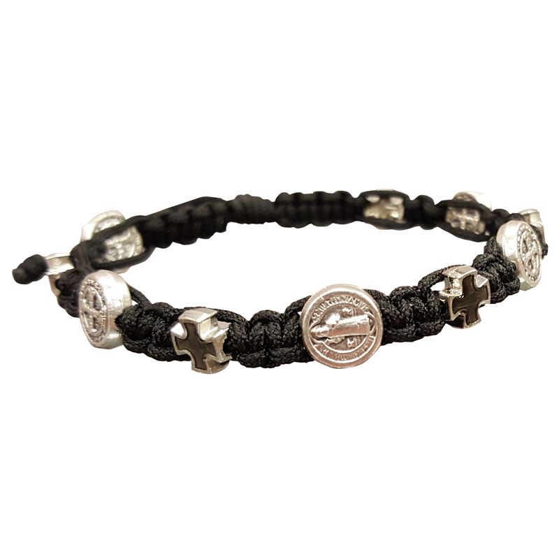 St Benedict Corded Bracelet