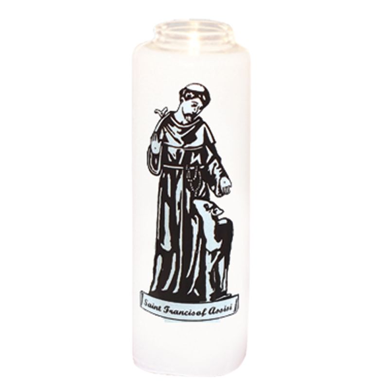 St Francis 6 Day Candle