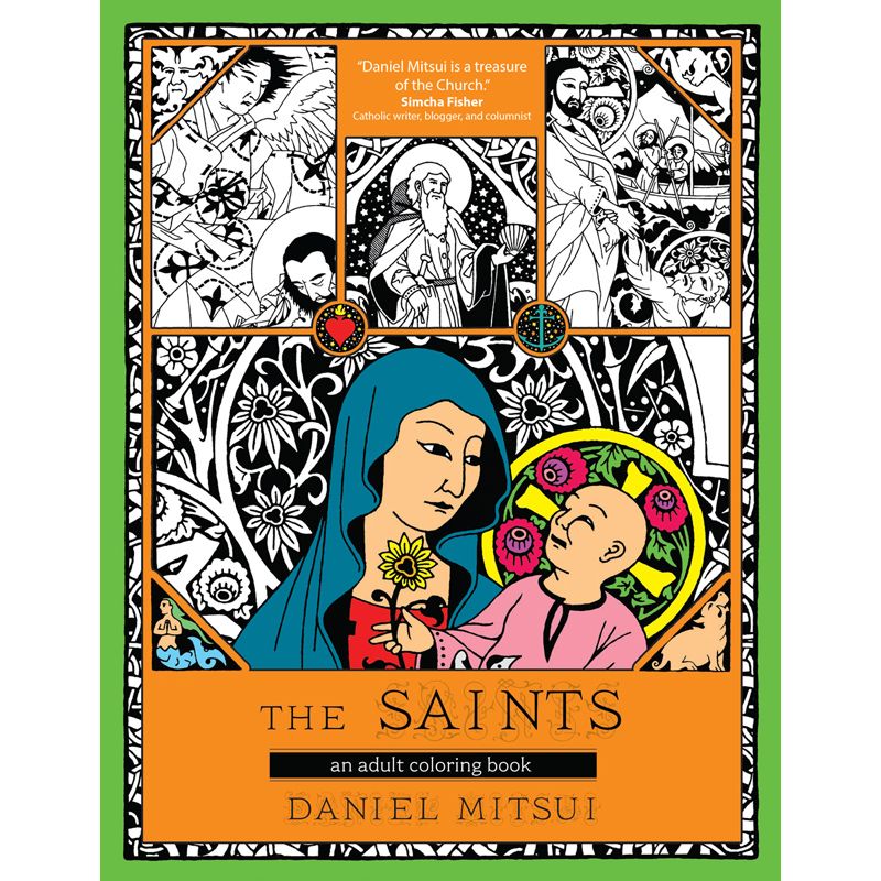 The Saints Adult Coloring Book by Daniel Mitsui