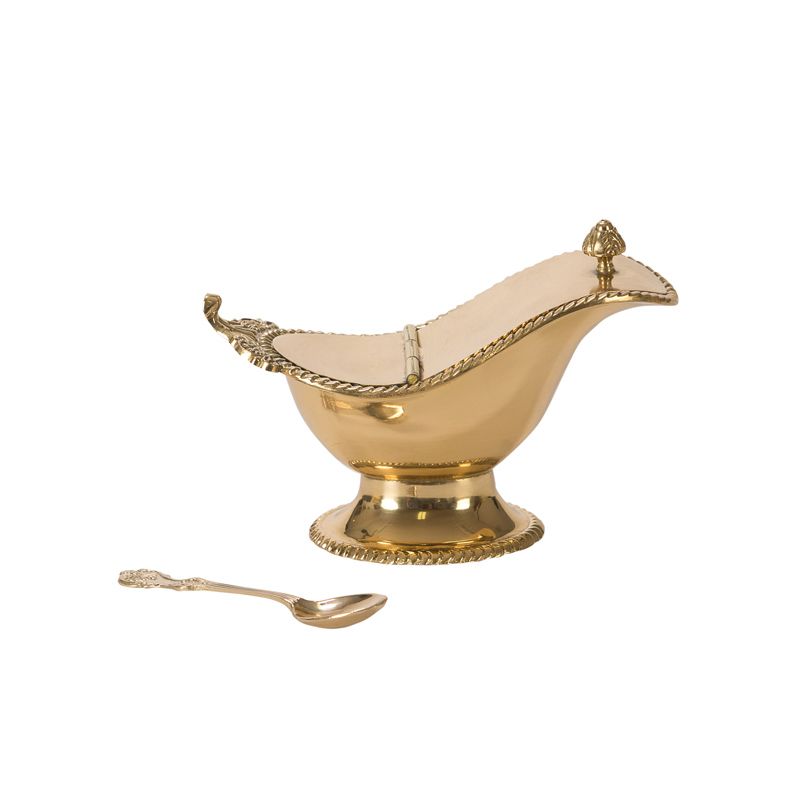 Classic Incense Boat And Spoon