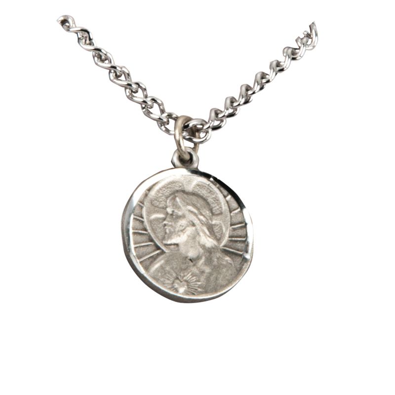 Pewter Round Scapular