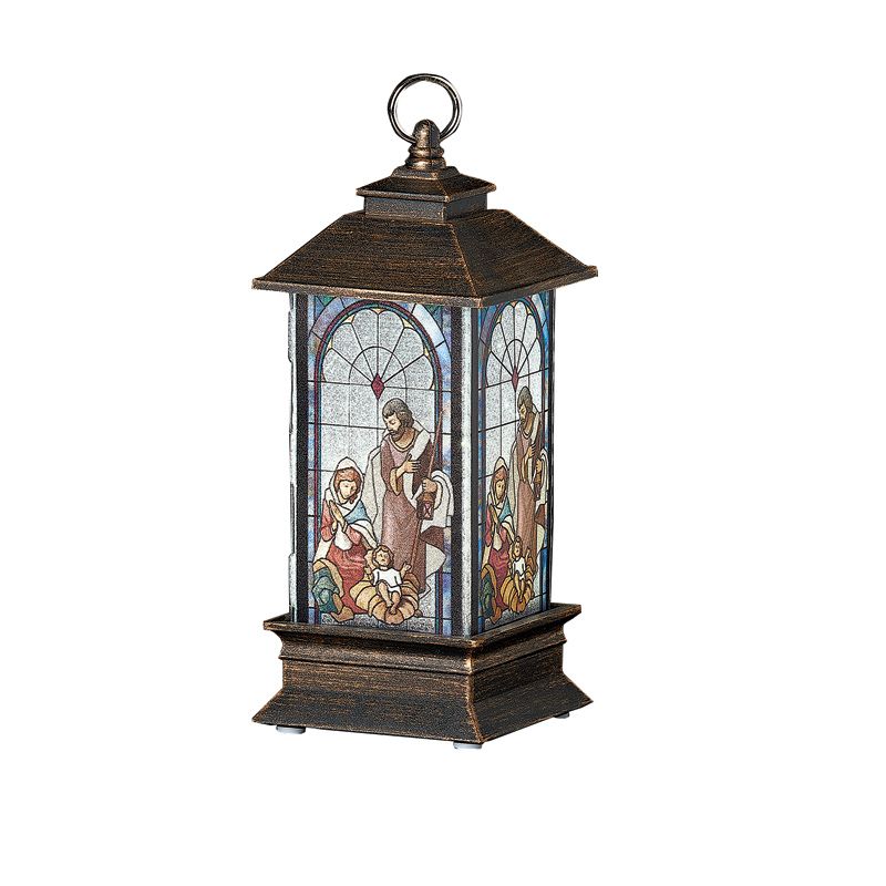 Holy Family LED Lantern Ornament