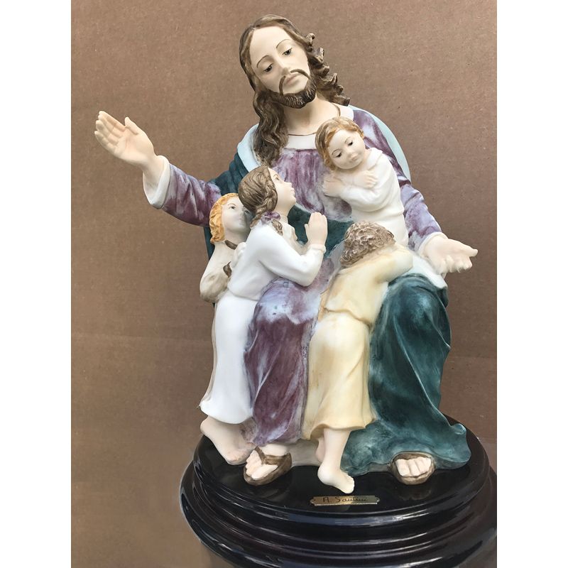 Jesus With Children Figurine