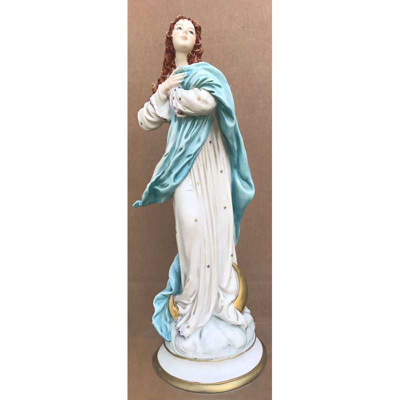 Mary In Blue With Stars Statue