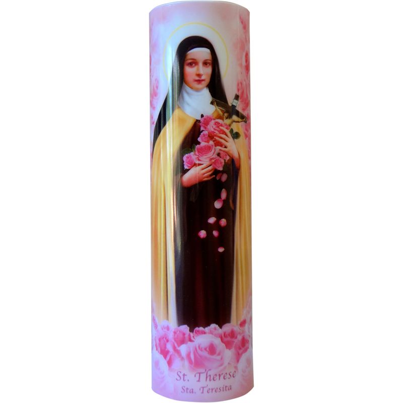 St Therese Of Lisieux LED Candle