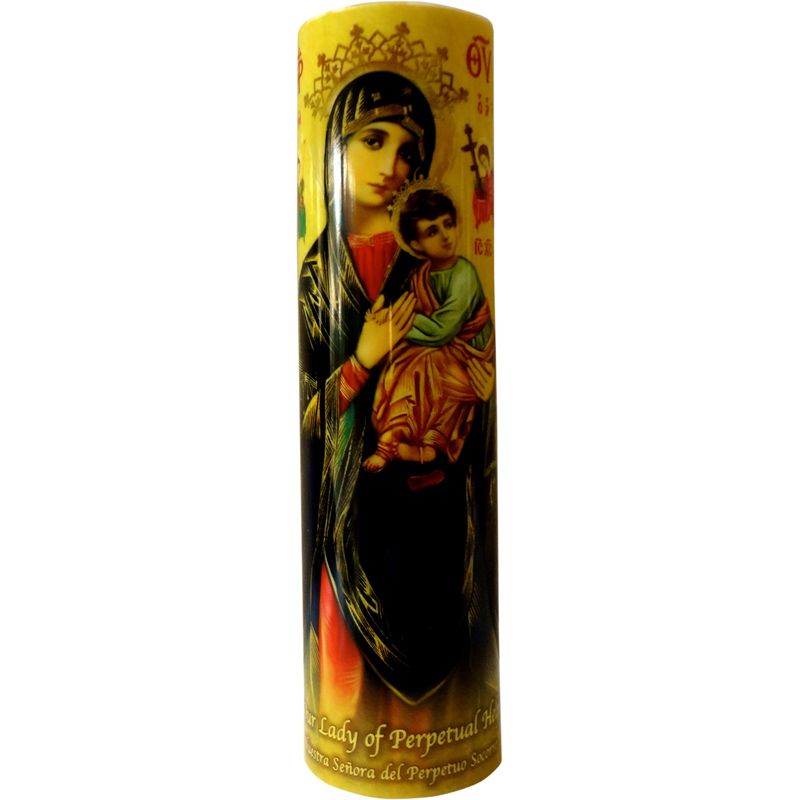 Our Lady Of Perpetual Help LED Candle