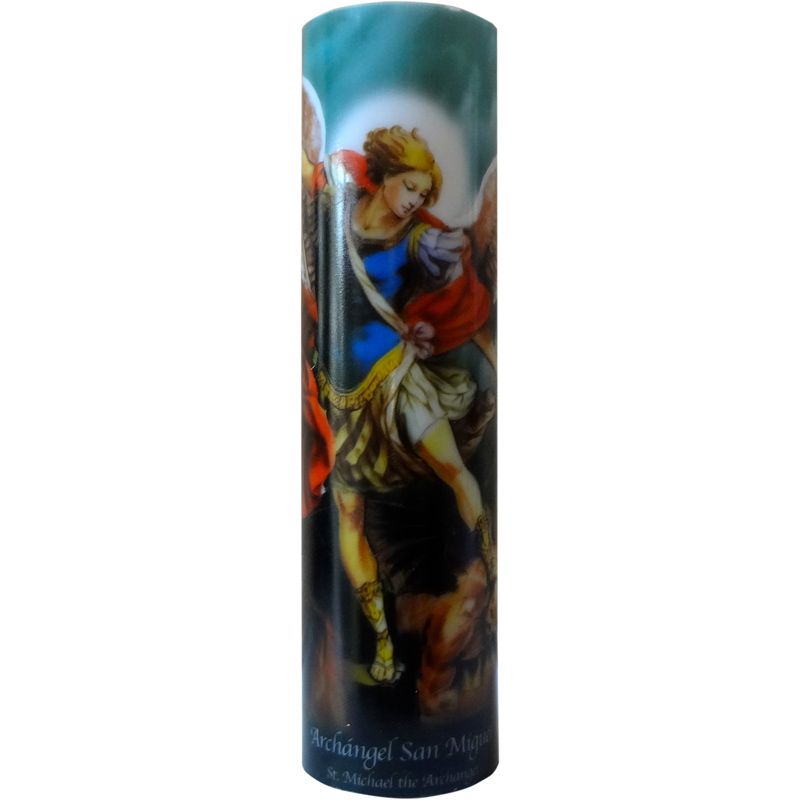 St Michael LED Candle