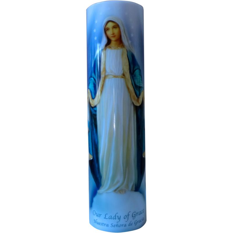 Our Lady Of Grace LED Candle