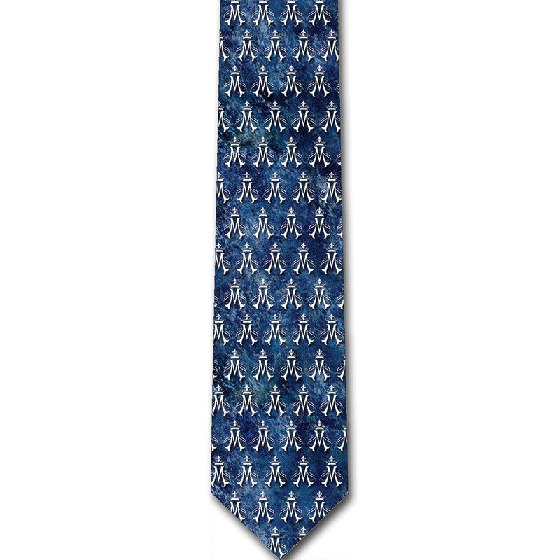 Marian Symbol Religious Tie